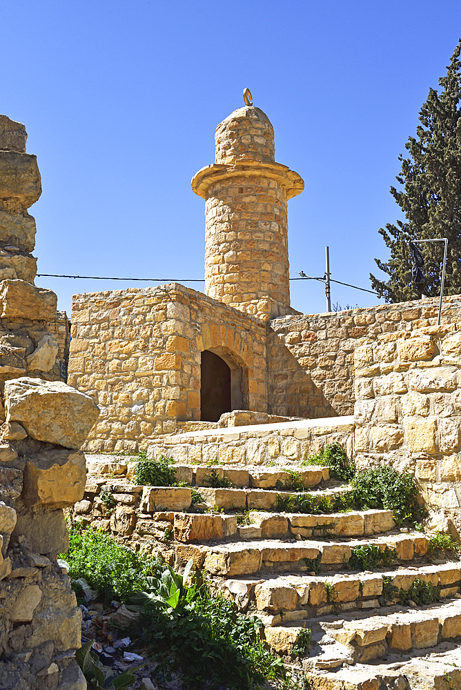 Mosque of Dana village, Dana Biosphere Reserve, Jordan, Middle East