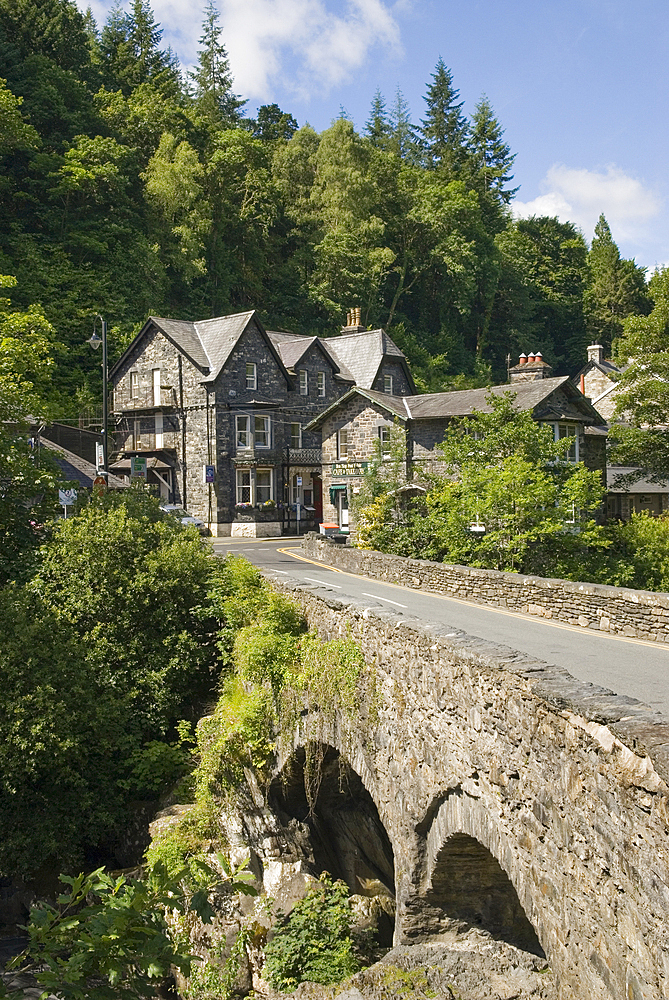 Pont-y-Pair Bridge across the River Llugwy,Betws-y-Coed,Wales,United Kingdom,Great Britain,Europe