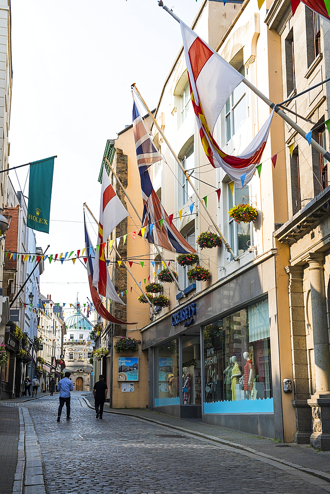 High Street, St Peter Port, Guernsey Island, Bailiwick of Guernsey, United Kingdom