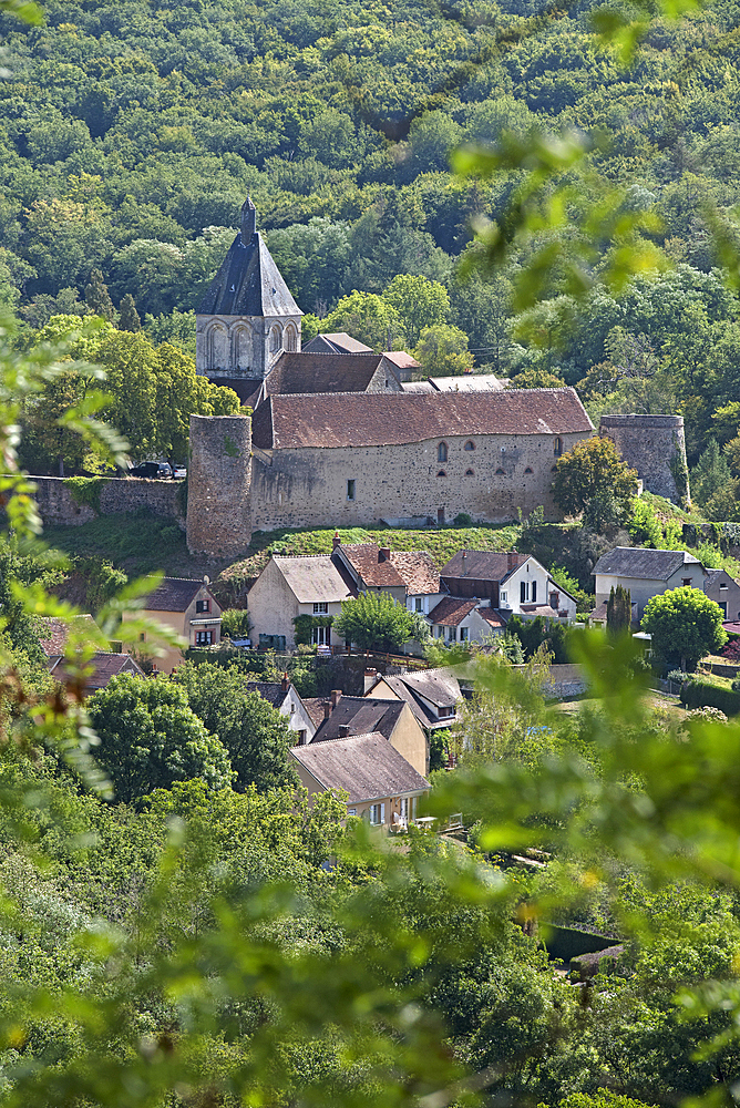 Village of Gargilesse-Dampierre, Department of Indre, Historic Province of Berry, Centre-Val de Loire region,France