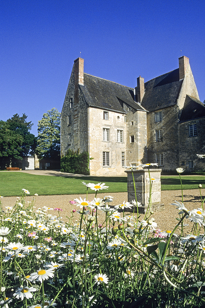 Chateau de Sache, where the French writer Honore de Balzac wrote (between 1825 and 1848) some of his finest works in the series La Comedie Humaine, Indre-et-Loire department, Centre region, France, Europe