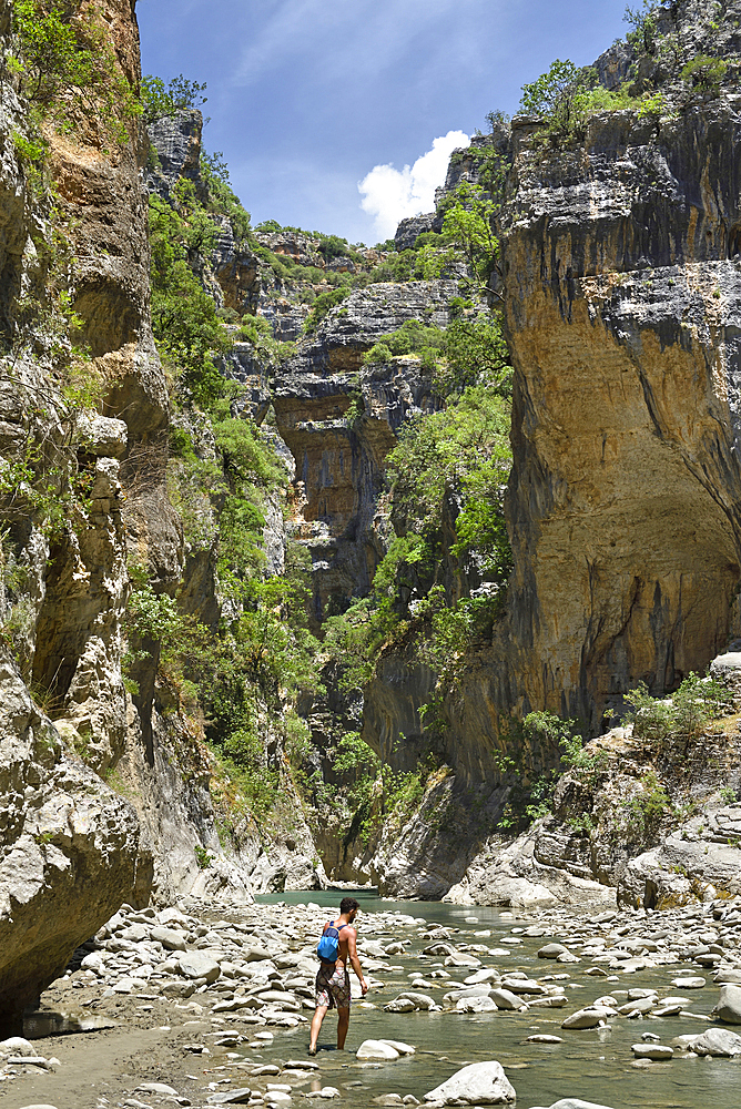 Langarice Canyon, Vjosa (Vjose) River, Albania, Europe