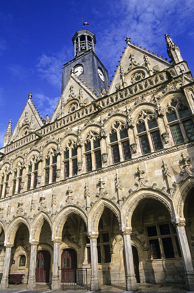 City Hall of Saint-Quentin, Aisne department, Picardy region, northern France, Europe