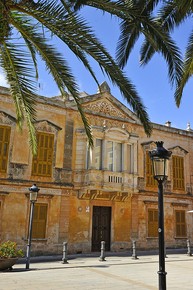 Alfonso III Square, Ciutadella de Menorca, Menorca, Balearic Islands, Spain, Mediterranean, Europe