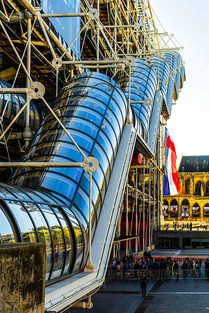 Centre Pompidou, Beaubourg, Paris, France