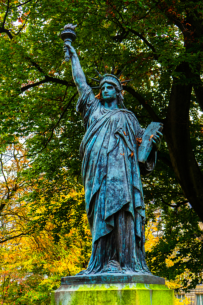 Statue of Liberty, Jardin du Luxembourg, Paris, France