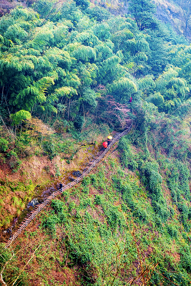 Mount Jianglang, Jiangshan City, Zhejiang Province, China.