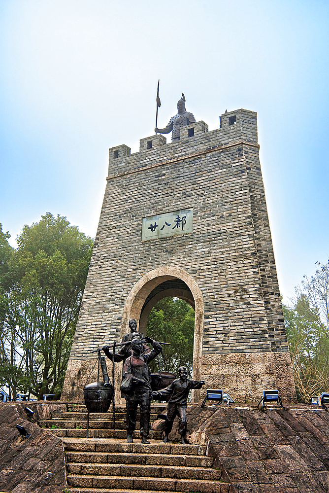 Nianbadu ancient town (since 878 AD), Jiangshan City, Zhejiang Province, China. Strategically located at the junction of Zhejiang, Jiangxi and Fujian provinces, the town embodies cultures of the 3 provinces.