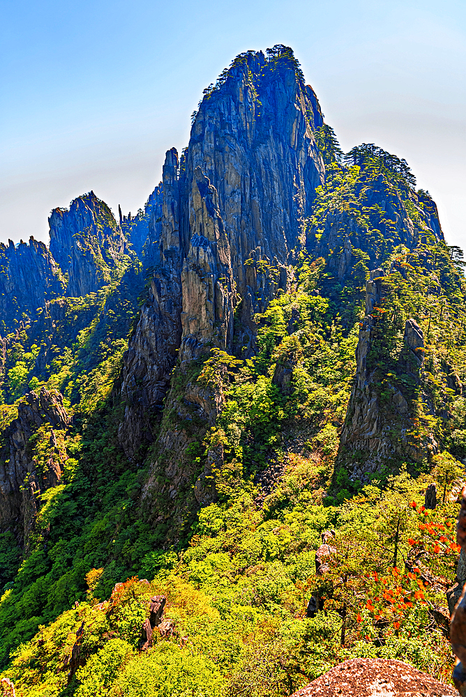 Huangshan (Mt Huang), UNESCO World Heritage and UNESCO Global Geopark, Anhui Province, China.