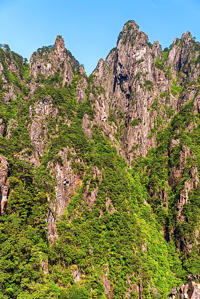 Huangshan (Mt Huang), UNESCO World Heritage and UNESCO Global Geopark, Anhui Province, China.