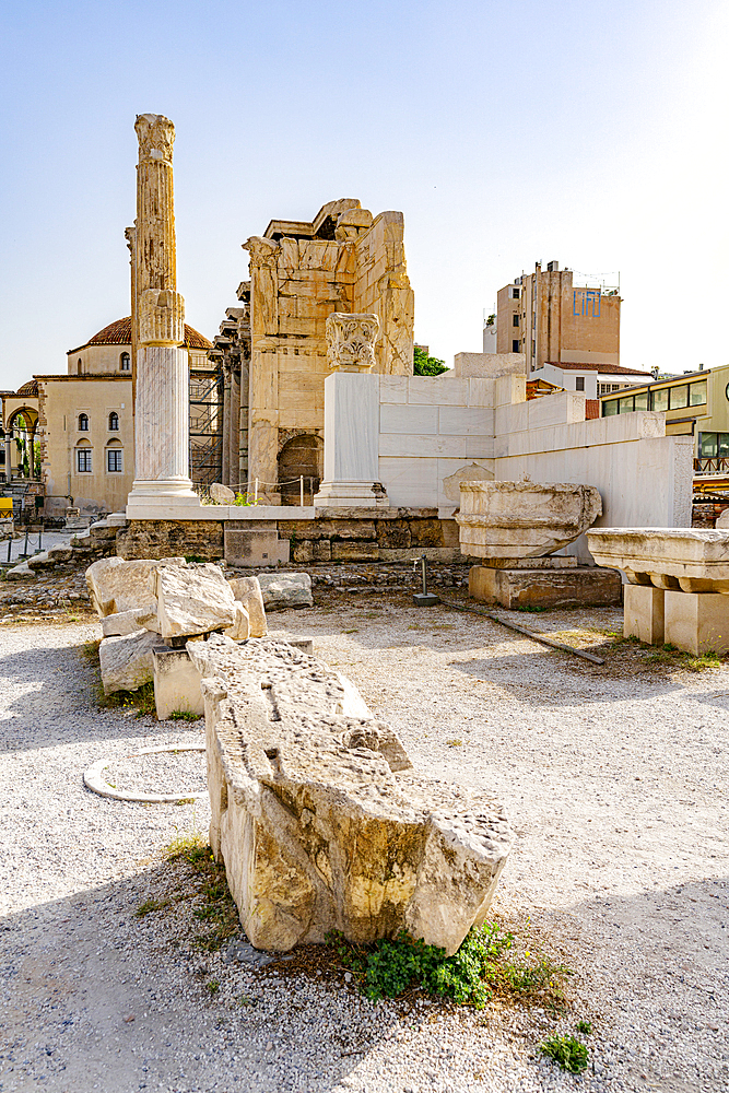 Hadrian's Library, Athens, Attica, Greece