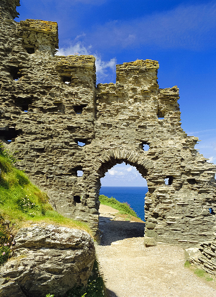 Tintagel Castle, Cornwall, England, UK, Europe