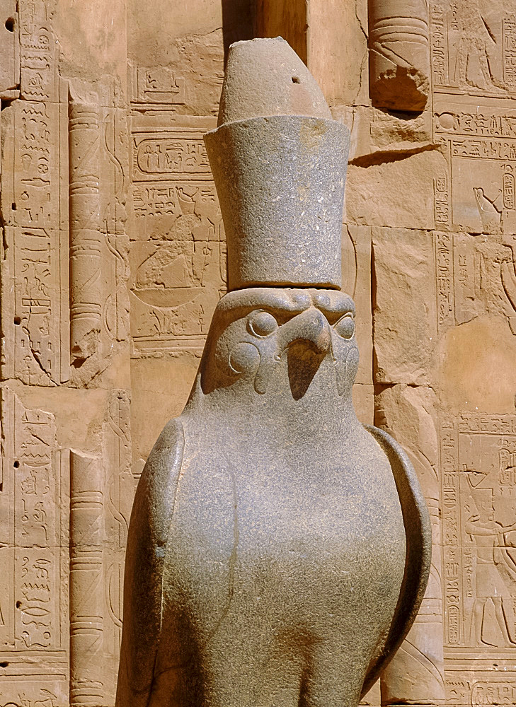 Horus statue, Temple of Horus, Edfu, Egypt