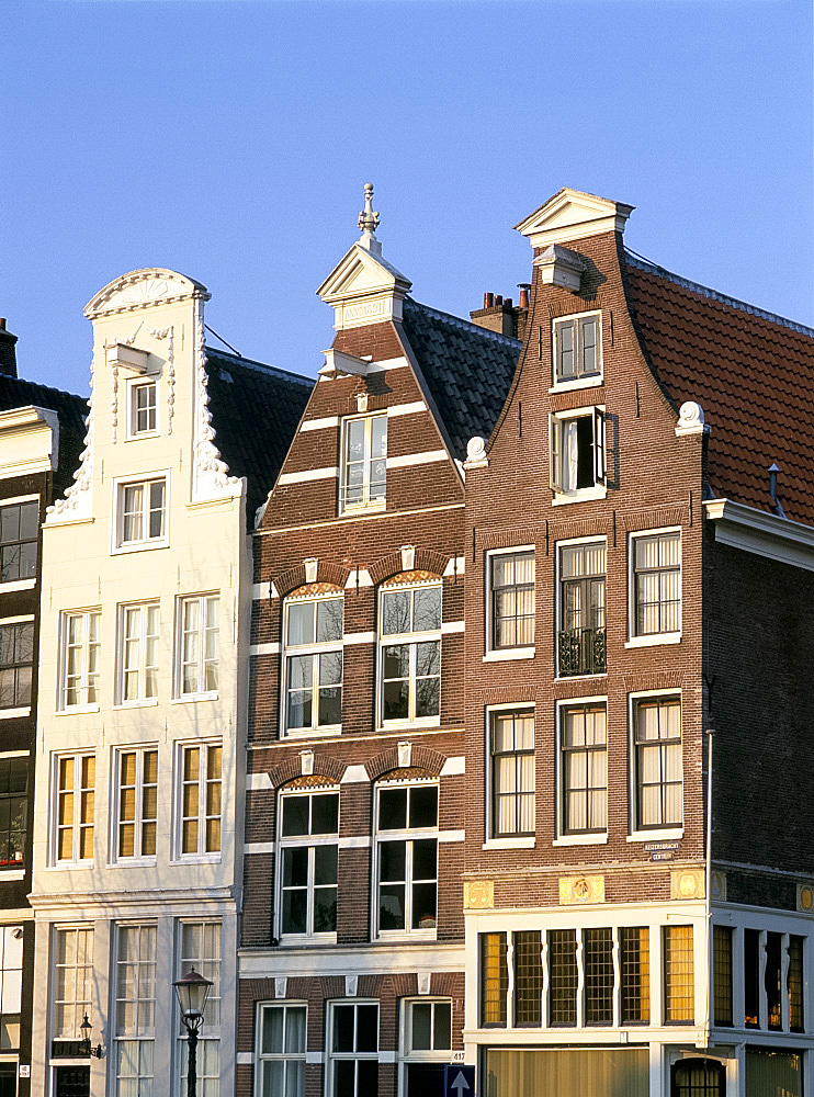 Canal houses, Amsterdam, The Netherlands, Europe