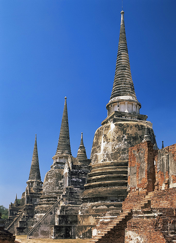 Wat Phra Si Samphet, Ayutthaya, UNESCO World Heritage Site, Thailand, Southeast Asia, Asia