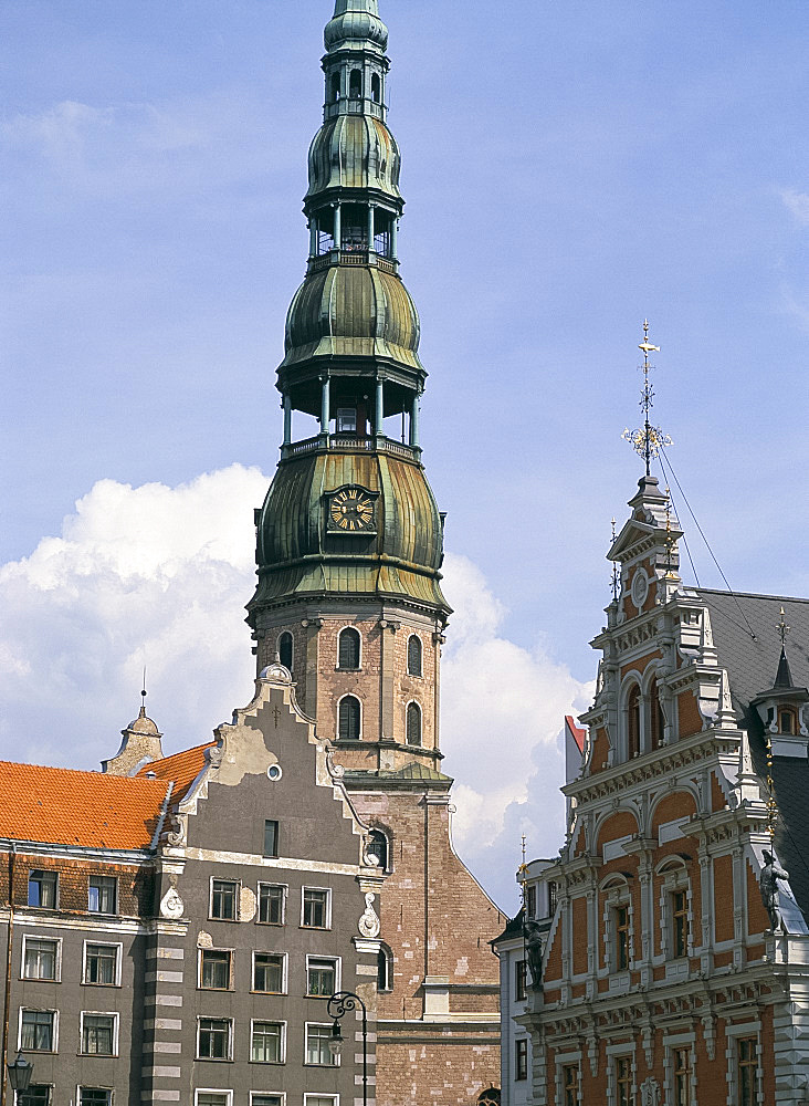 St. Peter's cathedral, Riga, UNESCO World Heritage Site, Latvia, Baltic States, Europe