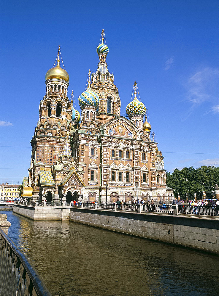 Church on Spilled Blood, UNESCO World Heritage Site, St. Petersburg, Russia, Europe