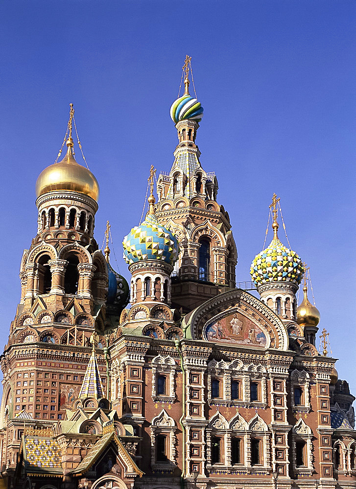 The Christian Church on Spilled Blood (Church of the Resurrection of Christ), St. Petersburg, Russia, Europe