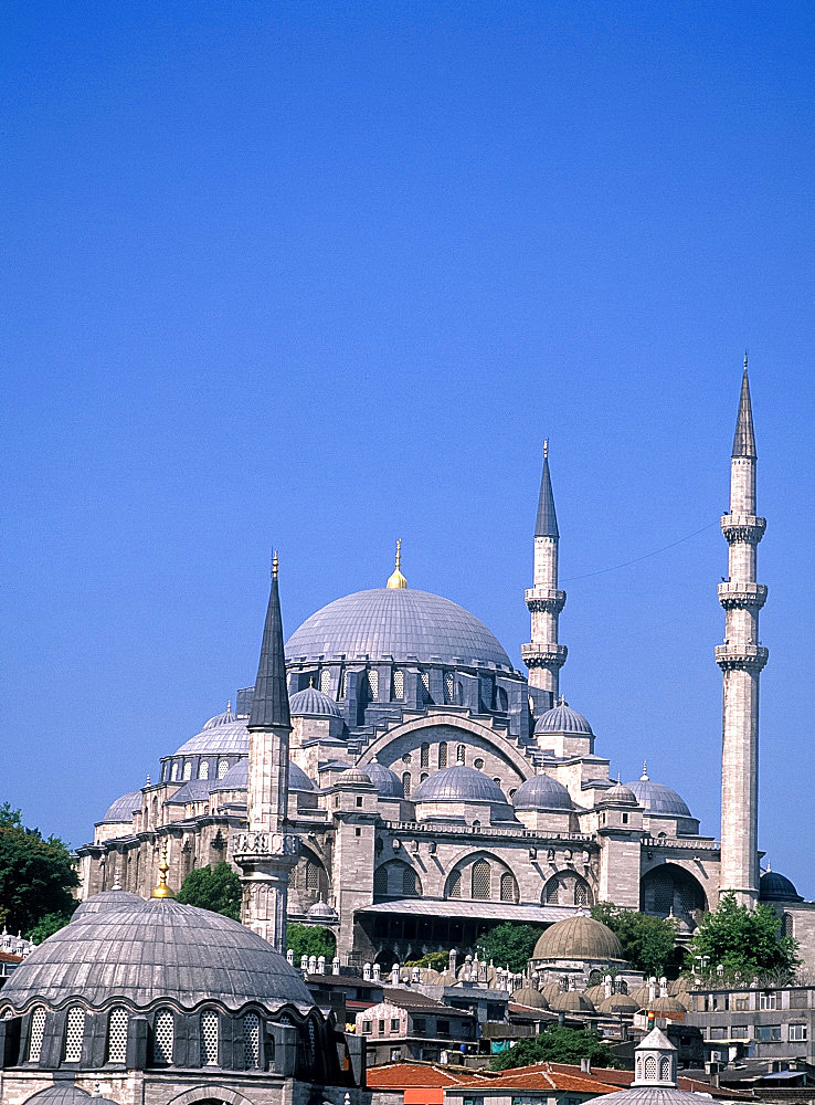 The Suleymaniye Mosque, UNESCO World Heritage Site, Istanbul, Turkey, Europe