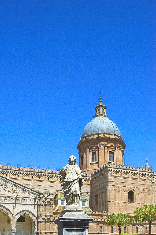 The Norman Cathedral, Palermo, Sicily, Italy, Mediterranean, Europe