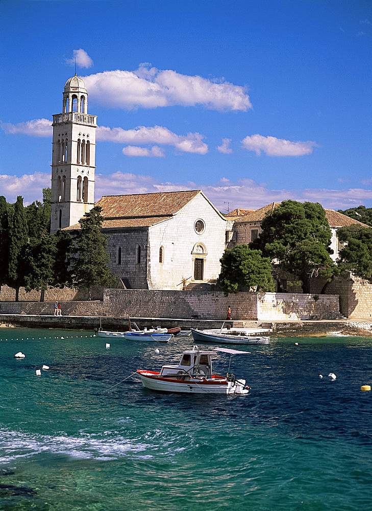 The Franciscan monastery, Hvar Town, Hvar, Dalmatia, Croatia, Europe