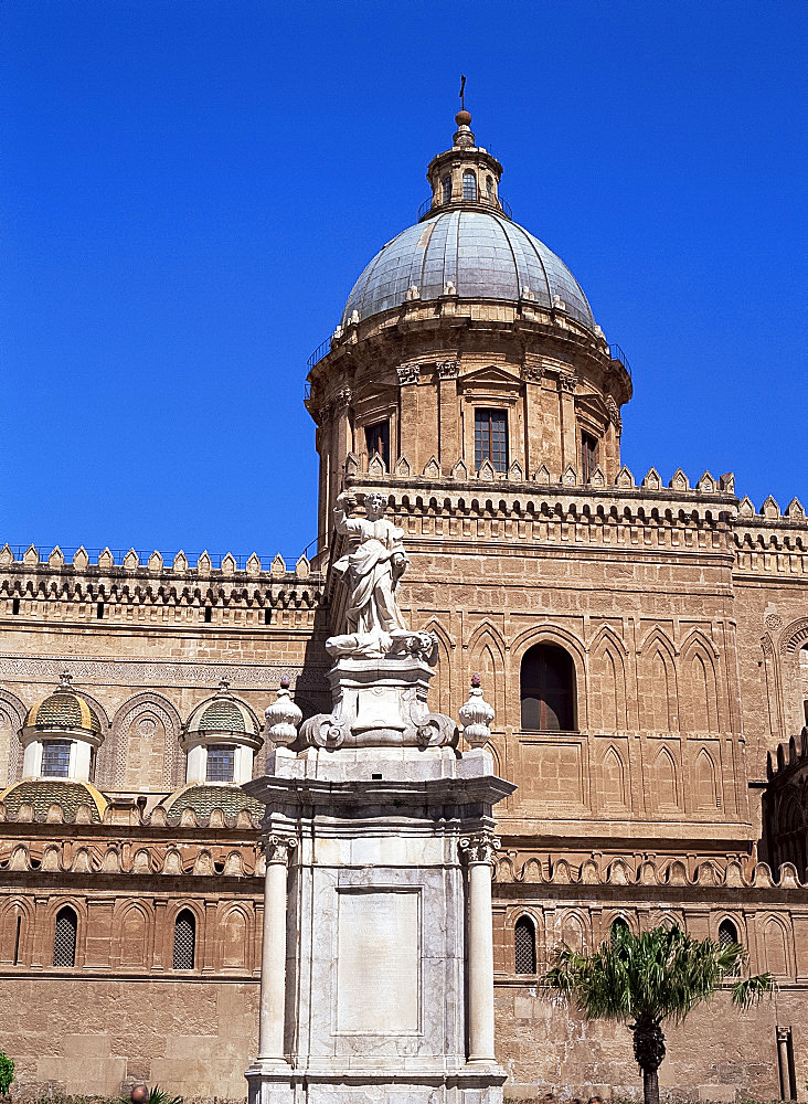 The cathedral, Palermo, Sicily, Italy, Europe