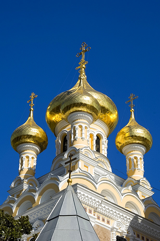 The Alexander Nevsky Cathedral, Yalta, Crimea, Ukraine, Europe