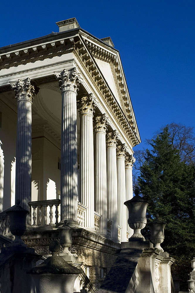 The neo-Palladian Chiswick House in West London, England, United Kingdom, Europe