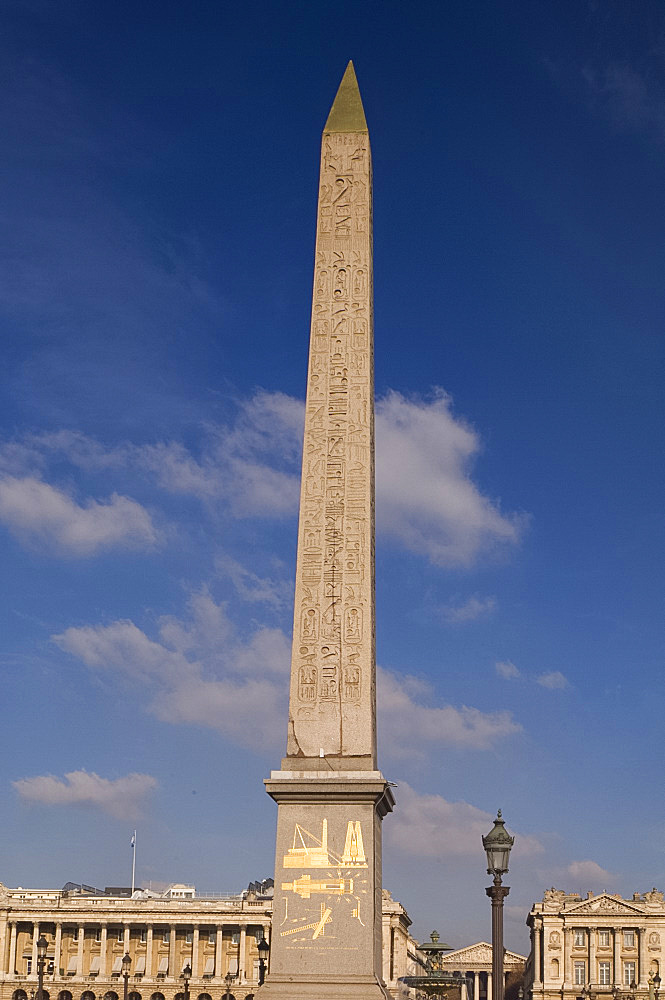 The Egyptian Needle in the Place de la Concorde, Paris, France, Europe