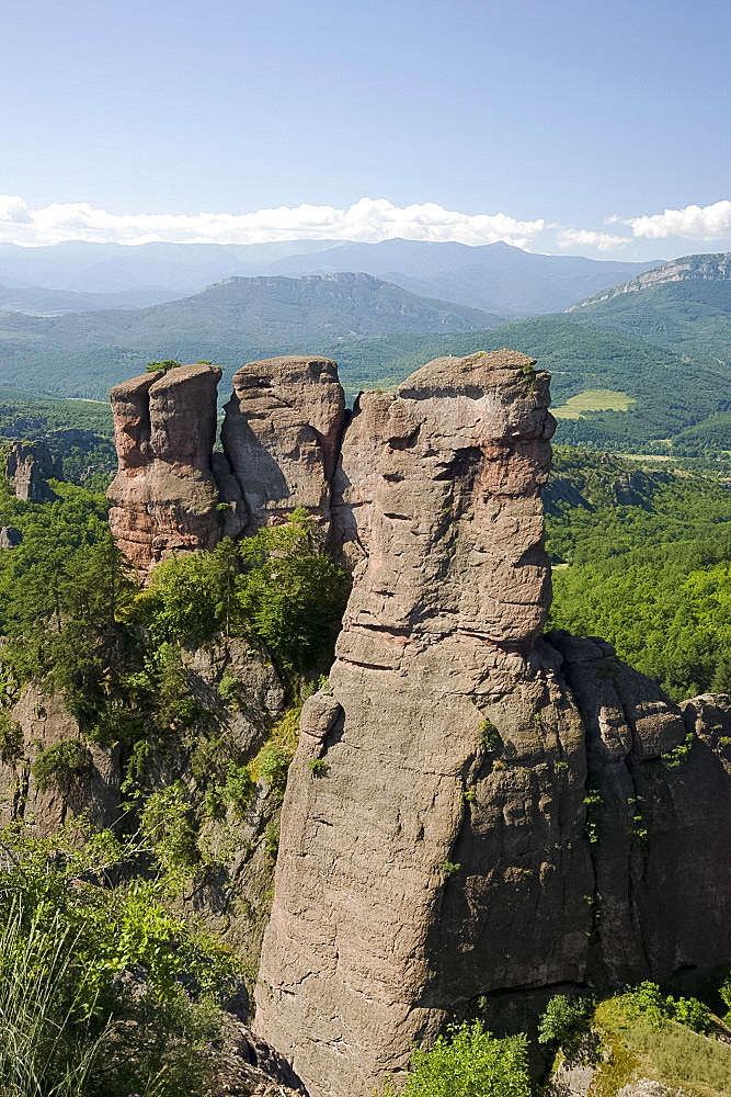 The sandstone pillars of Belogradchik, Bulgaria, Europe