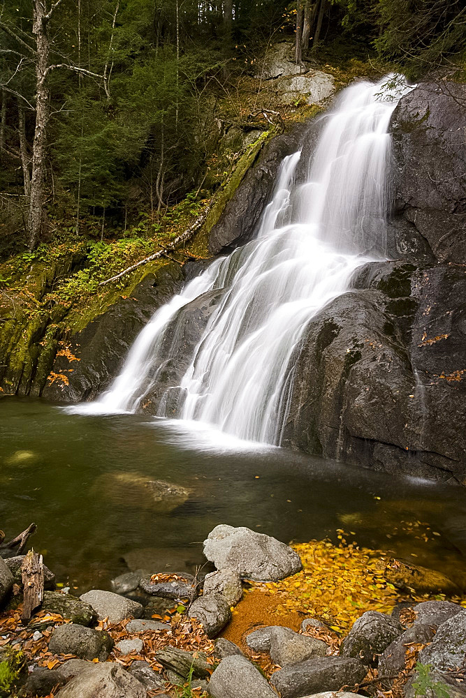 Moss Glen Falls in Granville, Vermont, New England, United States of America, North America