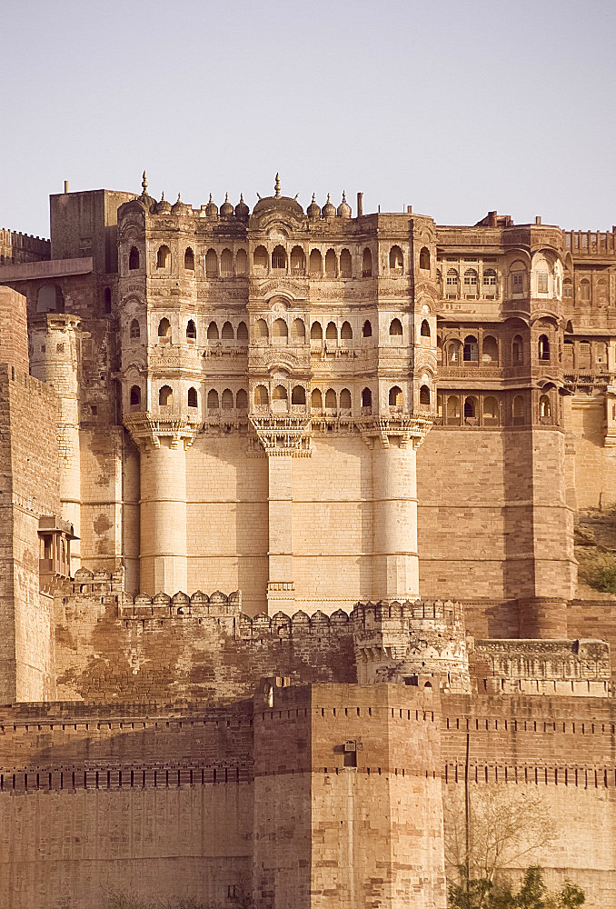 The Mehrangarh Fort, Jodhpur, Rajasthan, India, Asia