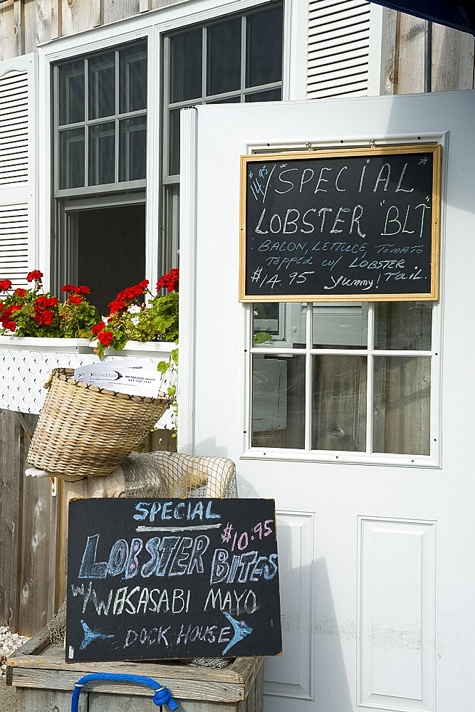 A deli selling seafood specialties in Sag Harbor, Long Island, New York State, United States of America, North America