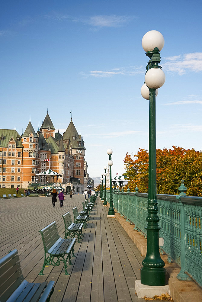 A view of the Chateau Frontenac, Quebec City, Quebec Province, Canada, North America