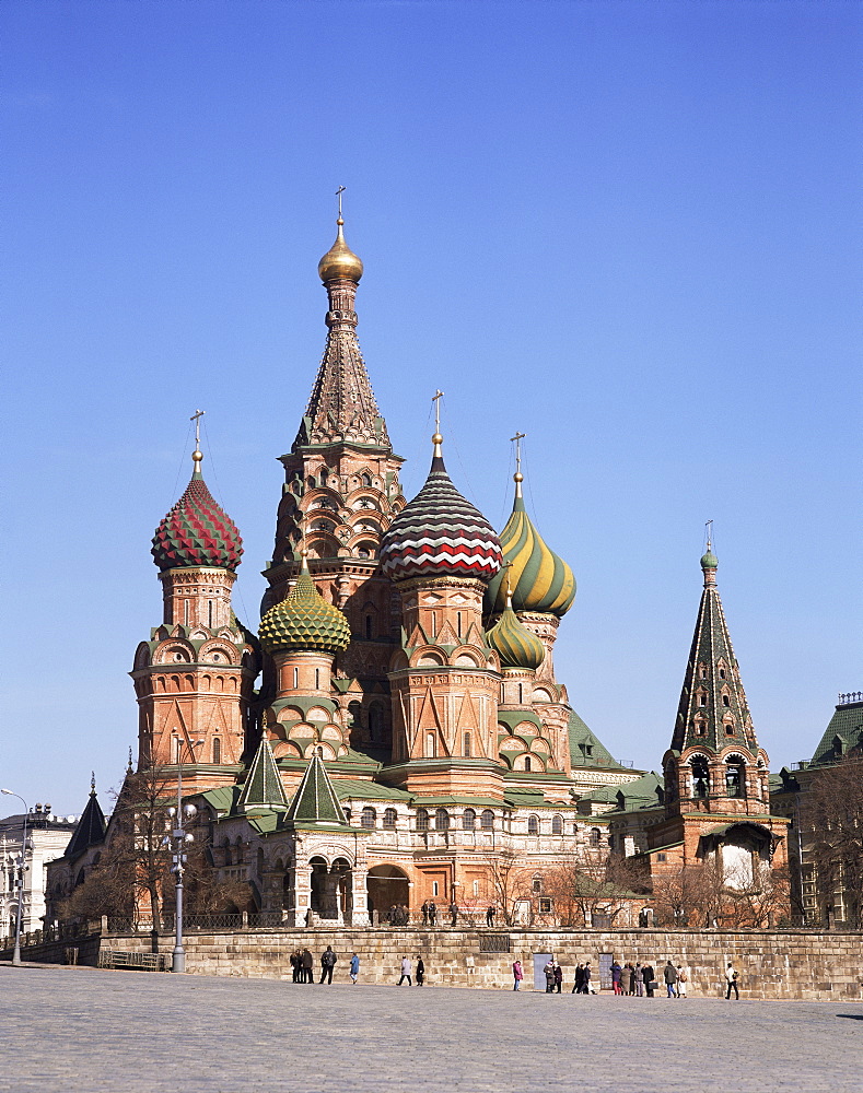 St. Basil's Cathedral, Red Square, UNESCO World Heritage Site, Moscow, Russia, Europe