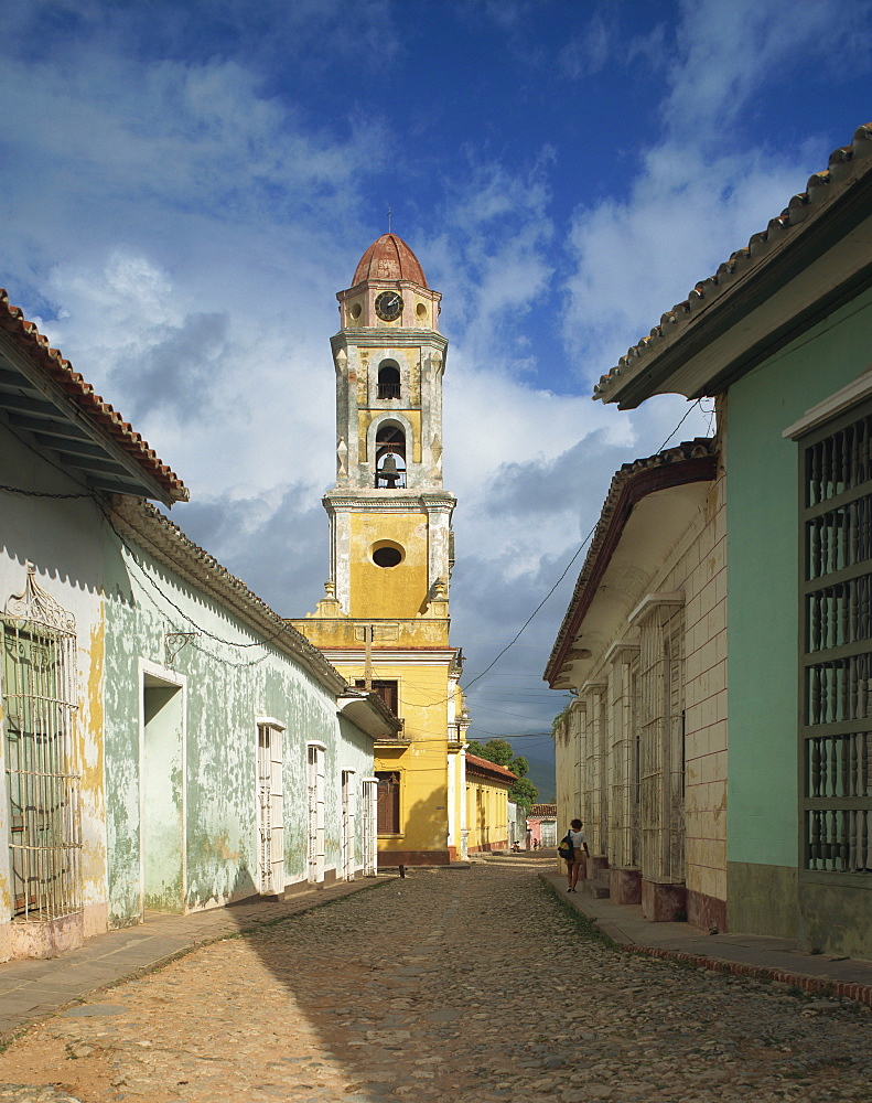 Tower of St. Francis of Assisi Convent and Church, Trinidad, UNESCO World Heritage Site, Cuba, West Indies, Central America