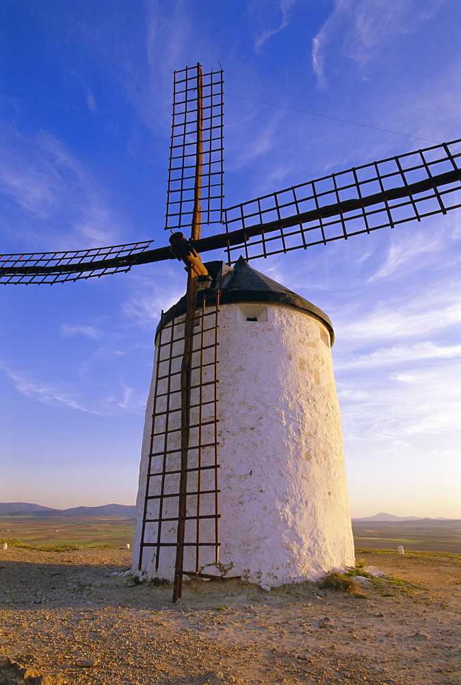 Windmill in Consuegra, Ruta de Don Quixote, Castilla La Mancha, Spain, Europe