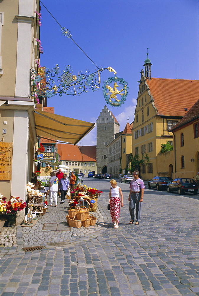 Dinkelsbuhl, the Romantic Road, Bavaria, Germany, Europe