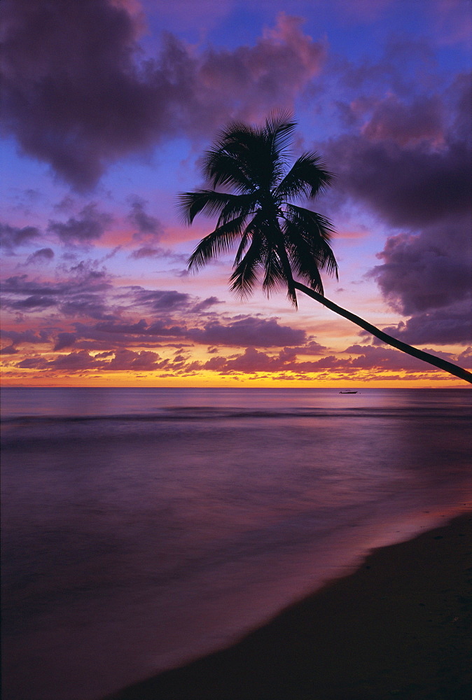 Gibbes Bay at sunset, Barbados, West Indies, Caribbean, Central America