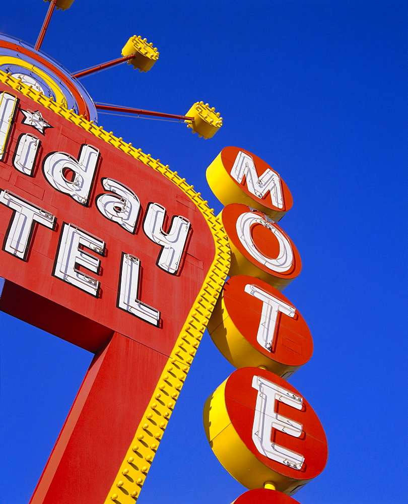 Motel sign, Las Vegas, Nevada, USA, North America