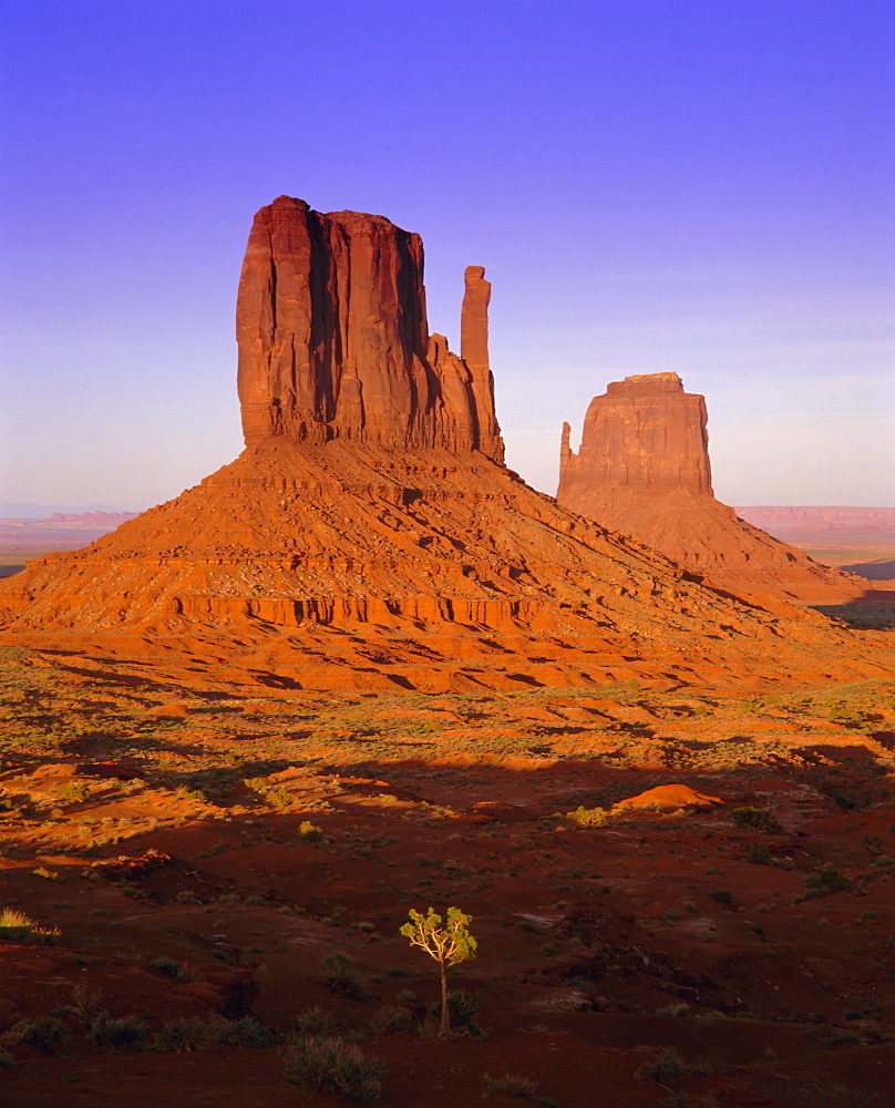 The Mittens, Monument Valley Navajo Tribal Park, Arizona, USA, North America