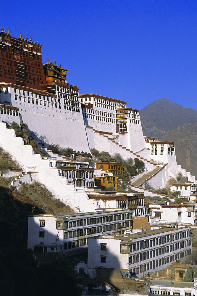 Potala Palace, UNESCO World Heritage Site, Lhasa, Tibet, China, Asia