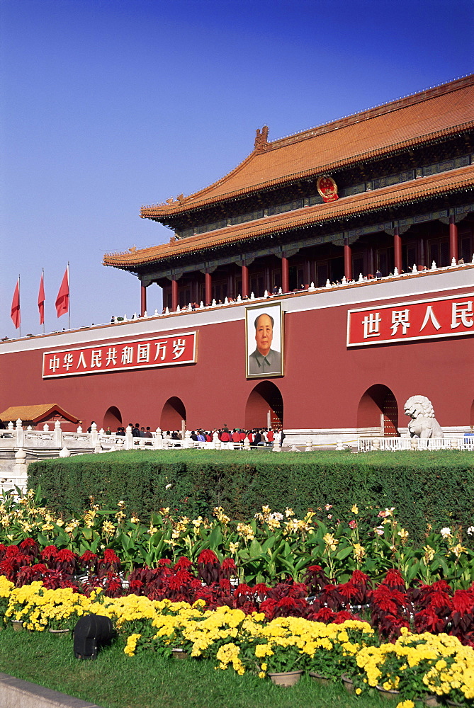 Gate of Heavenly Peace (Tiananmen), Tiananmen Square, Beijing, China, Asia