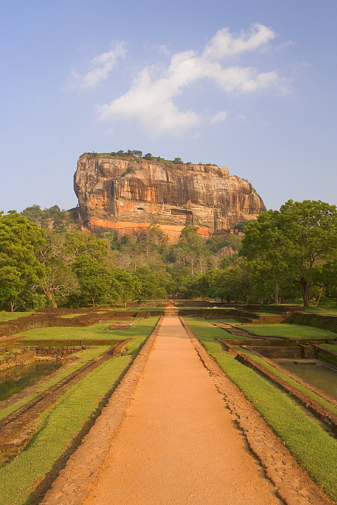 The rock fortress of Sigiriya (Lion Rock), UNESCO World Heritage Site, Sri Lanka, Asia