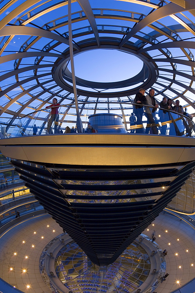 Interior of Reichstag (Parliament building), Berlin, Germany, Europe