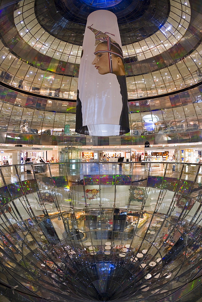 Berlin Mitte, Friedrichstrasse, Galeries Lafayette, luxury shopping centre for fashion and food, Berlin, Germany, Europe