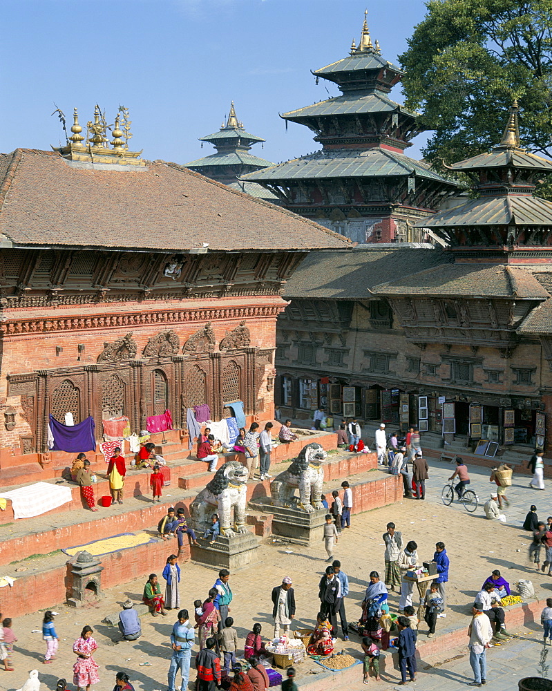 Shiva-Parvati Temple, Durbar Square, Kathmandu, Nepal, Asia