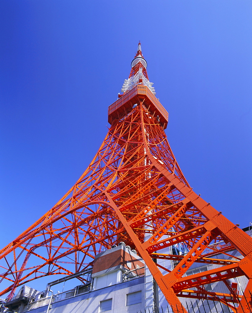 The Tokyo Tower, Tokyo, Honshu, Japan, Asia