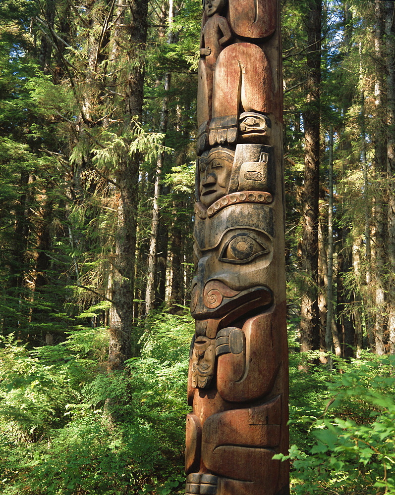 Totem, Sitka, Alaska, USA, North America