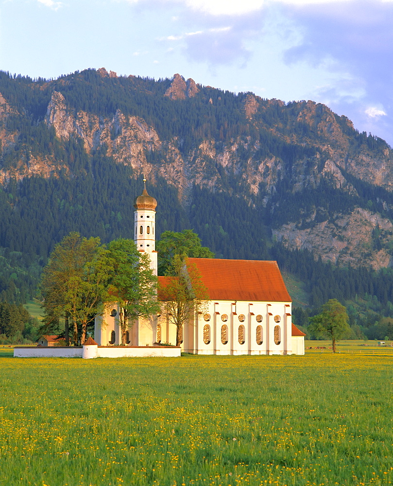 St. Coloman Church, Schwangau, Bavaria, Germany, Europe